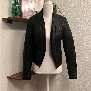 Guess Black Leather Women's Jacket